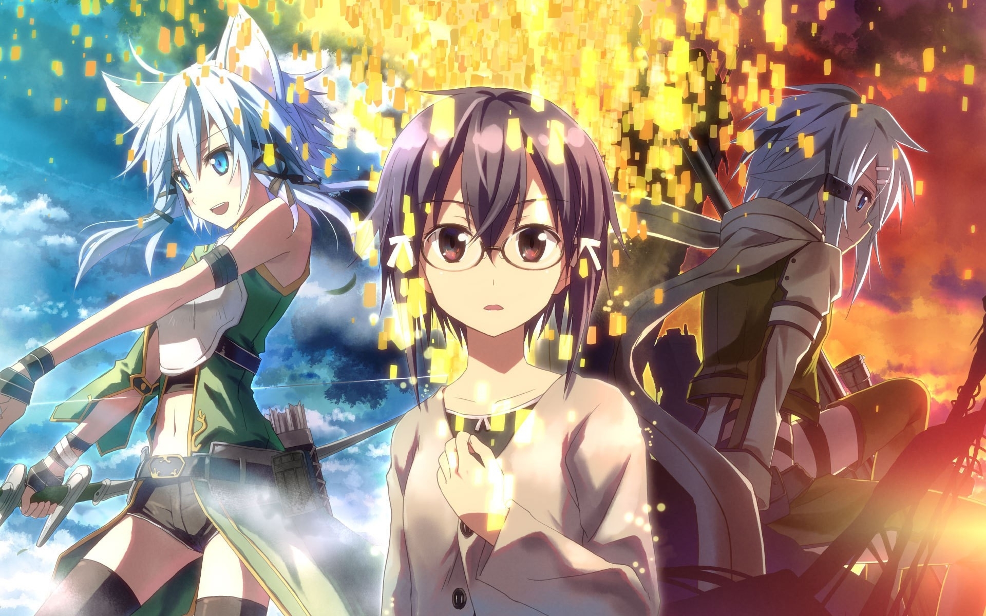 Sword Art Online - Sinon Sword Art Online - HD Wallpaper 