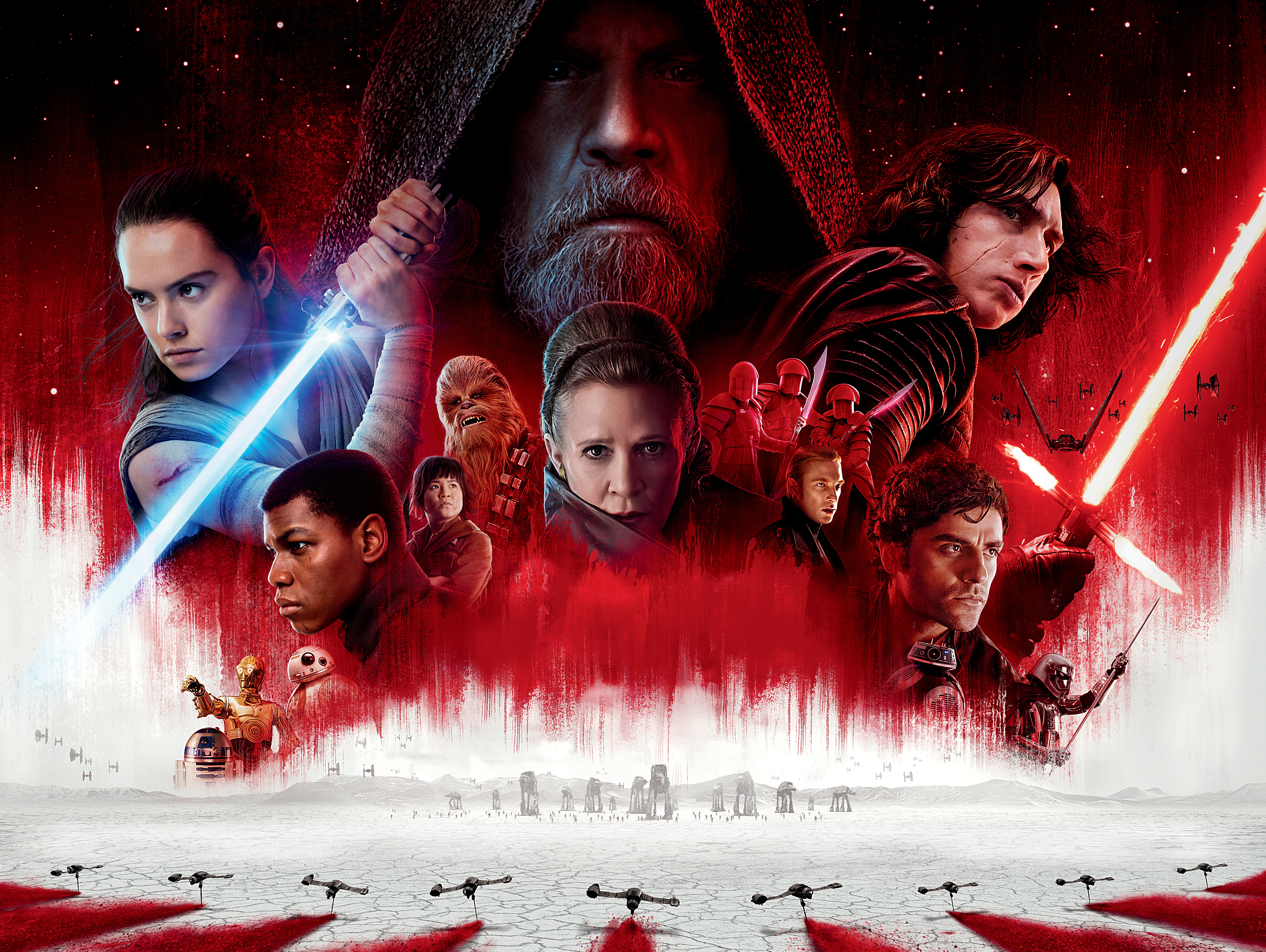 Star Wars The Last Jedi Wallpaper - HD Wallpaper 