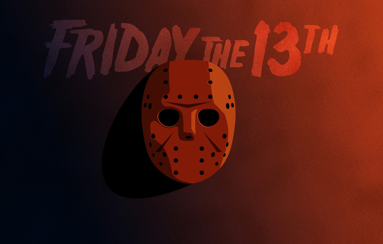 Photo Wallpaper Shadow, Mask, Jason, Art, Friday The - Friday The 13th Обои - HD Wallpaper 