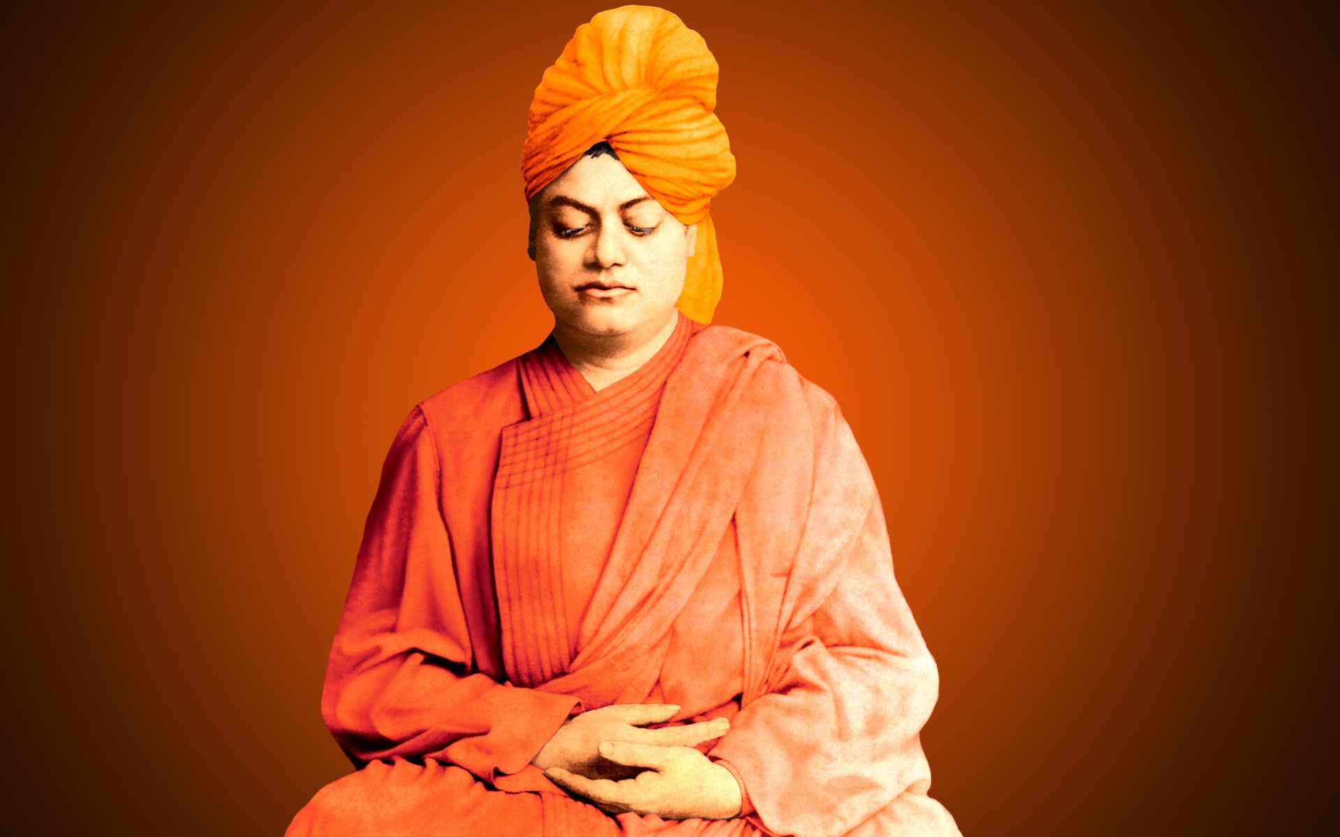 Hd Wallpaper Swami Vivekananda - HD Wallpaper 