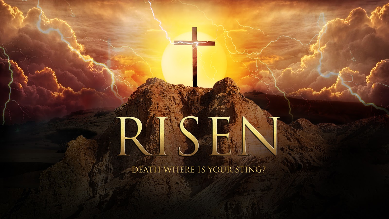 Jesus Risen Easter - HD Wallpaper 