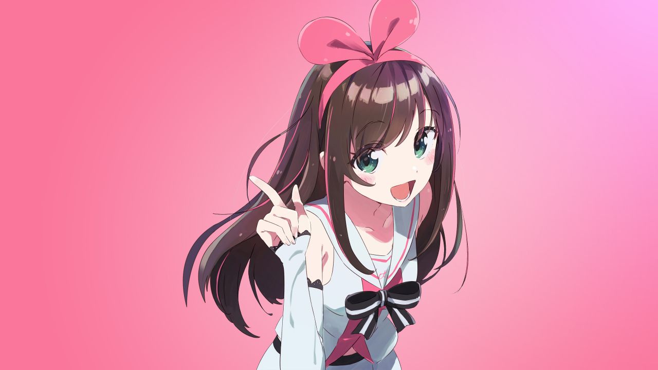 Anime Girl Pink Hair Art - HD Wallpaper 