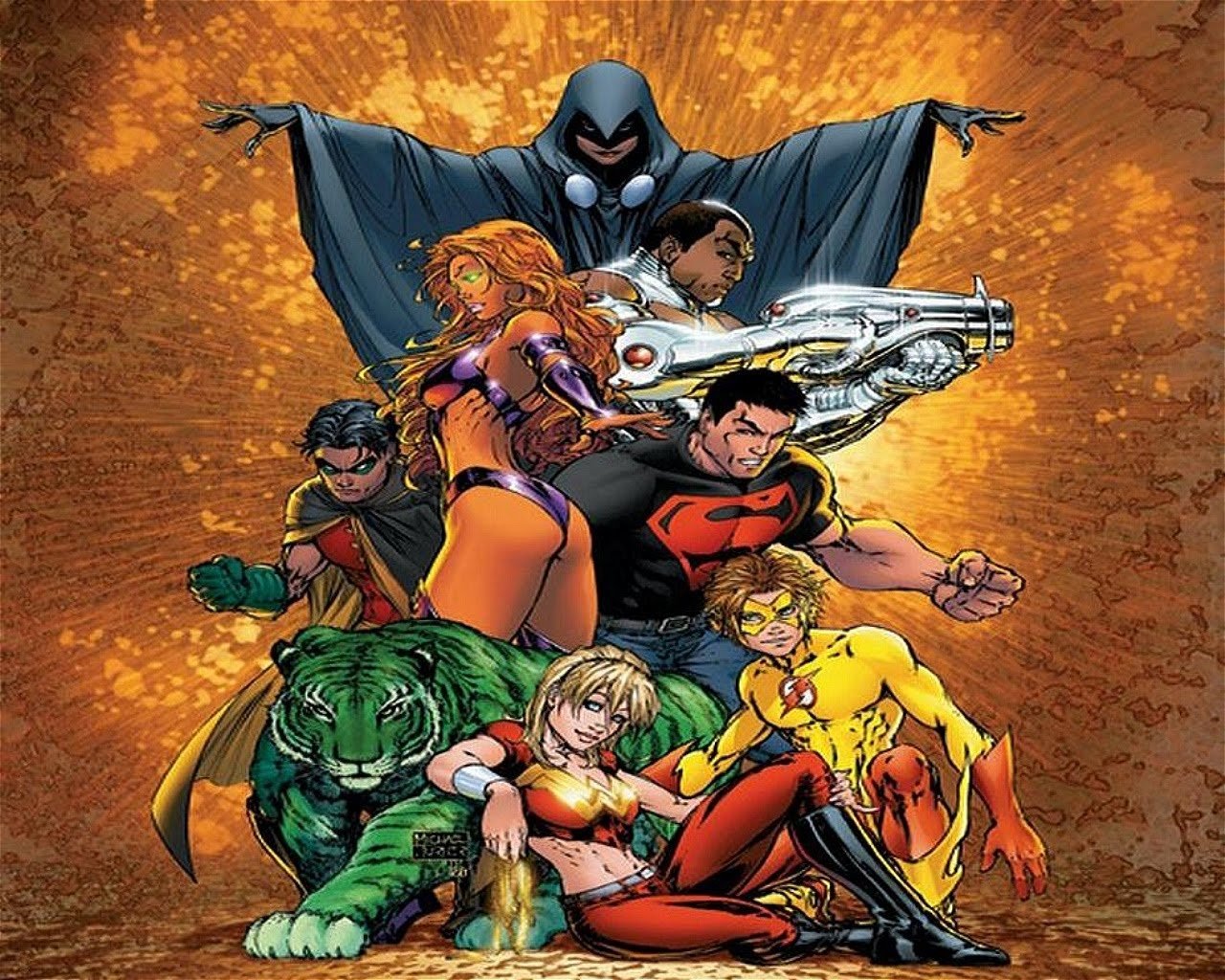 Teen Titans 2003 Wonder Girl - HD Wallpaper 