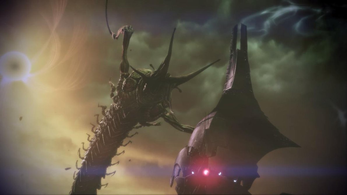 Shadow Fight Wallpaper - Mass Effect 3 Mother Of All Thresher Maws - HD Wallpaper 