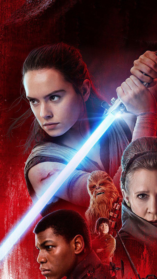 The Last Jedi, Daisy Ridley, Carrie Fisher, Adam Driver, - HD Wallpaper 