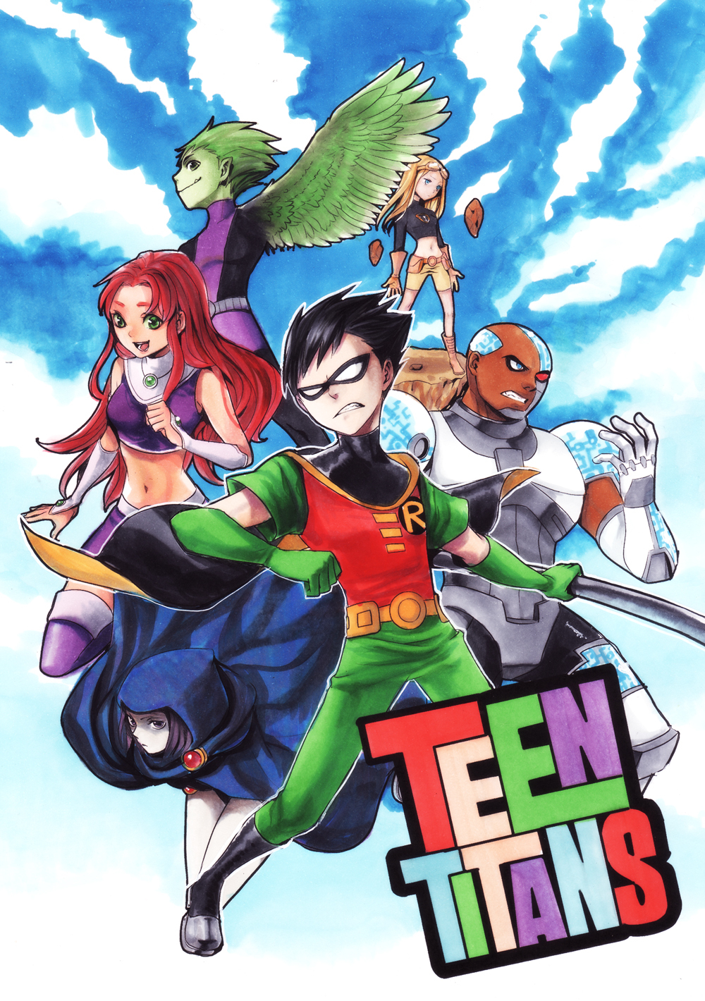 Teen Titans Wallpaper - HD Wallpaper 