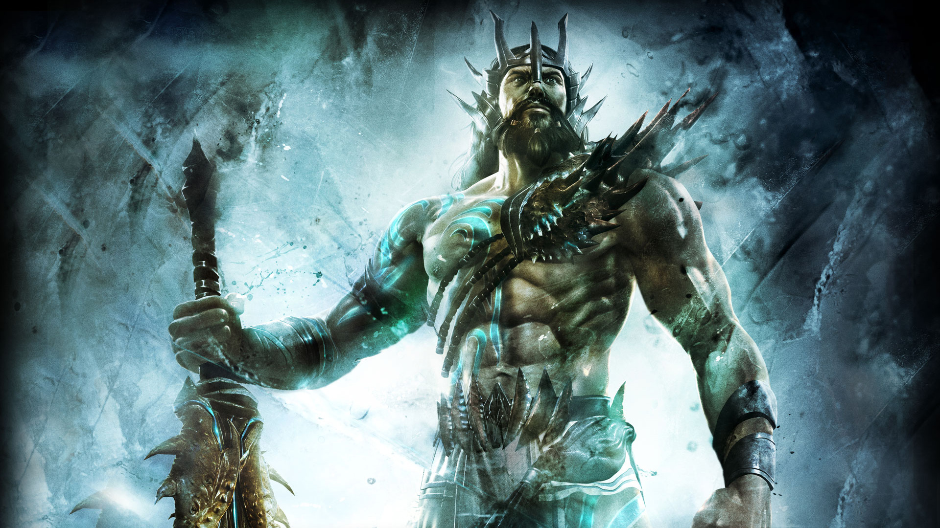 Poseidon In God Of War Ascension - Greek Gods - HD Wallpaper 