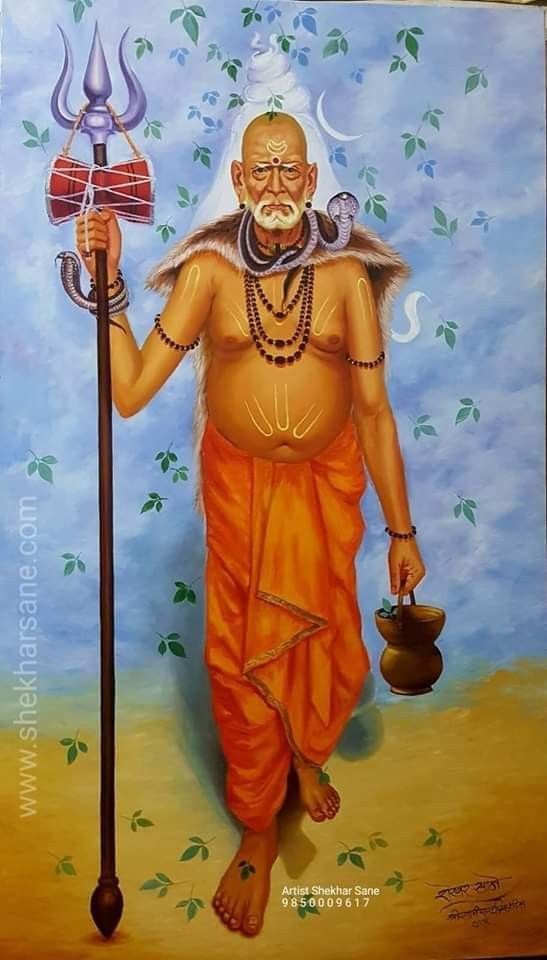 Shri Swami Samarth Hd - HD Wallpaper 