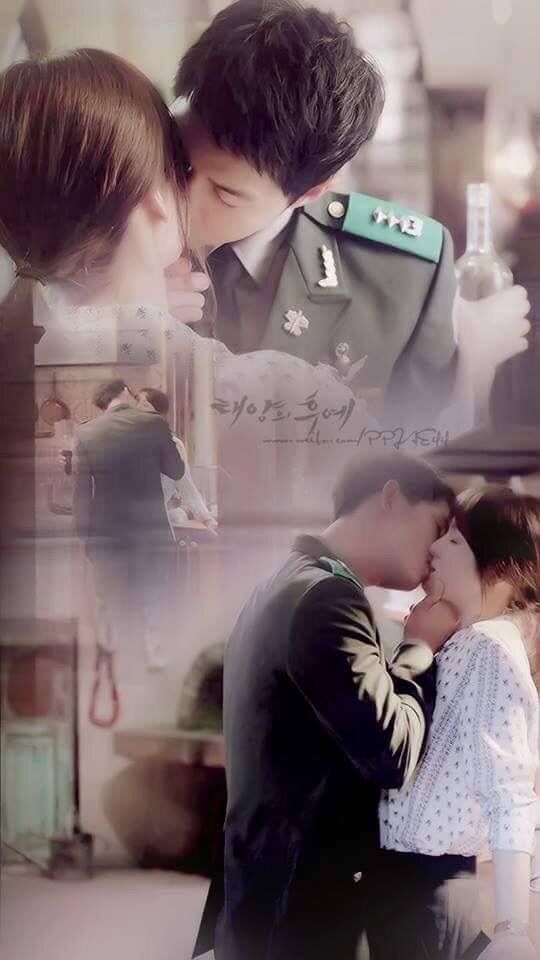 User Uploaded Image - Descendants Of The Sun Wallpaper Kiss - HD Wallpaper 