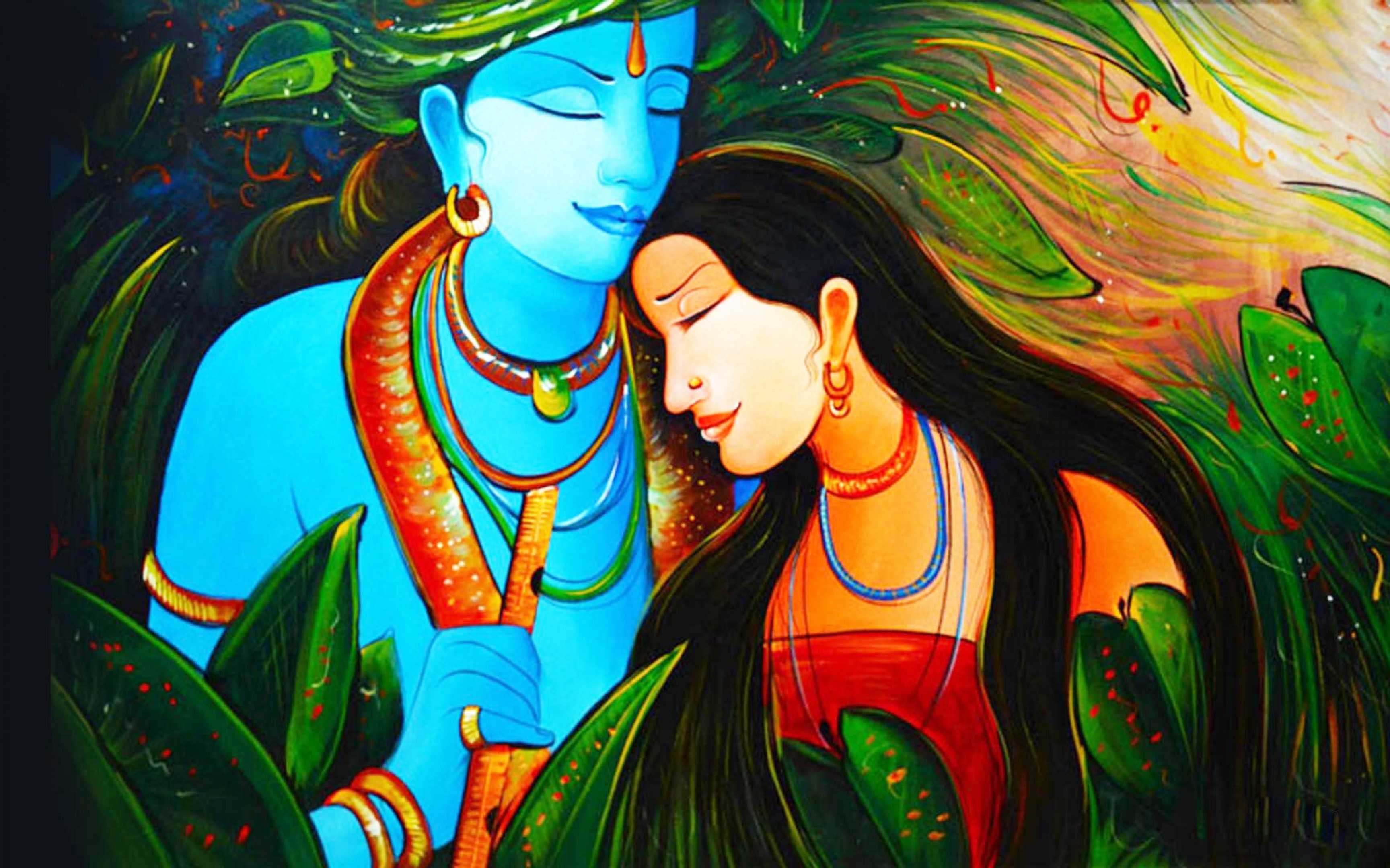 Romantic Radha Krishna Images Hd - HD Wallpaper 