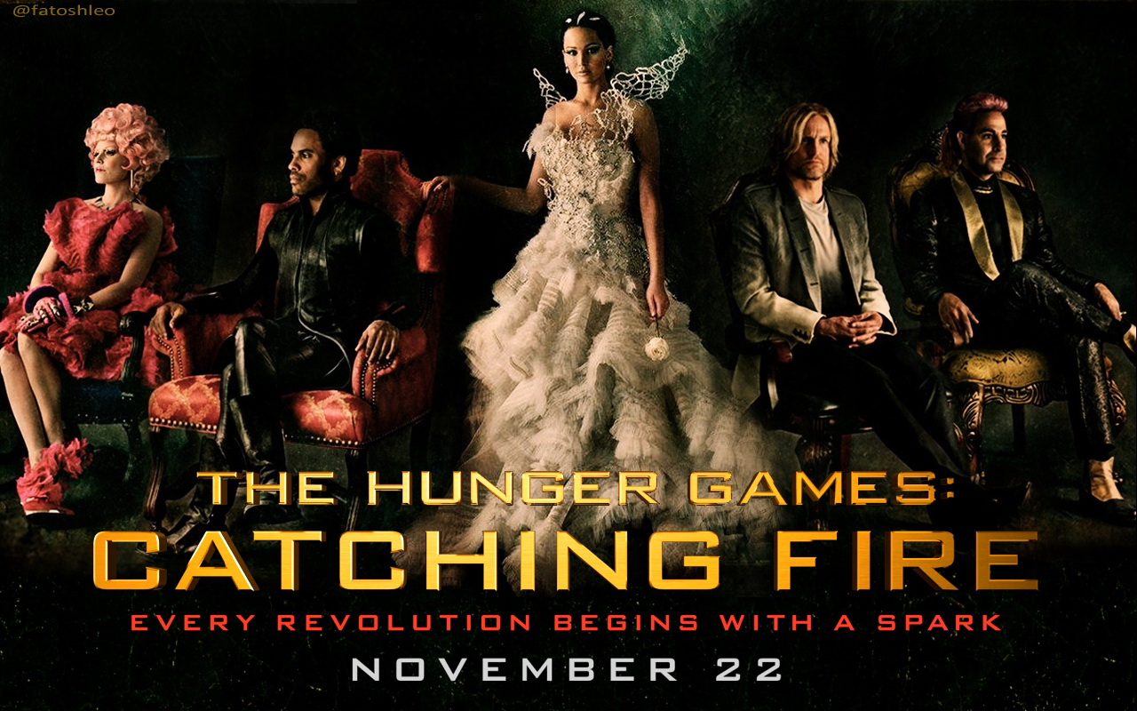 Thg Catching Fire Wallpaper - Hunger Game Catching Fire Movie Posters - HD Wallpaper 