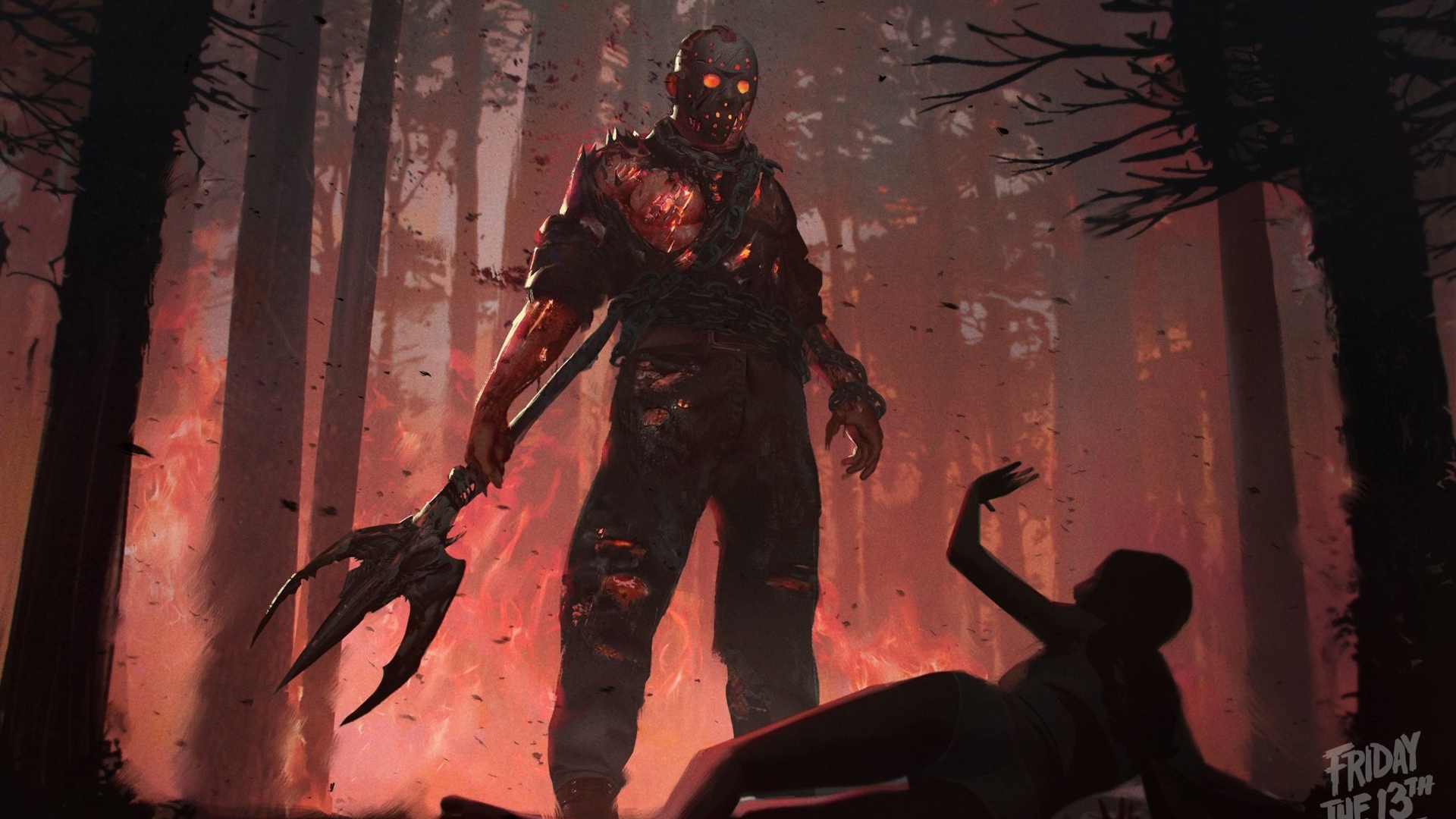 Devil Jason Friday The 13th - HD Wallpaper 