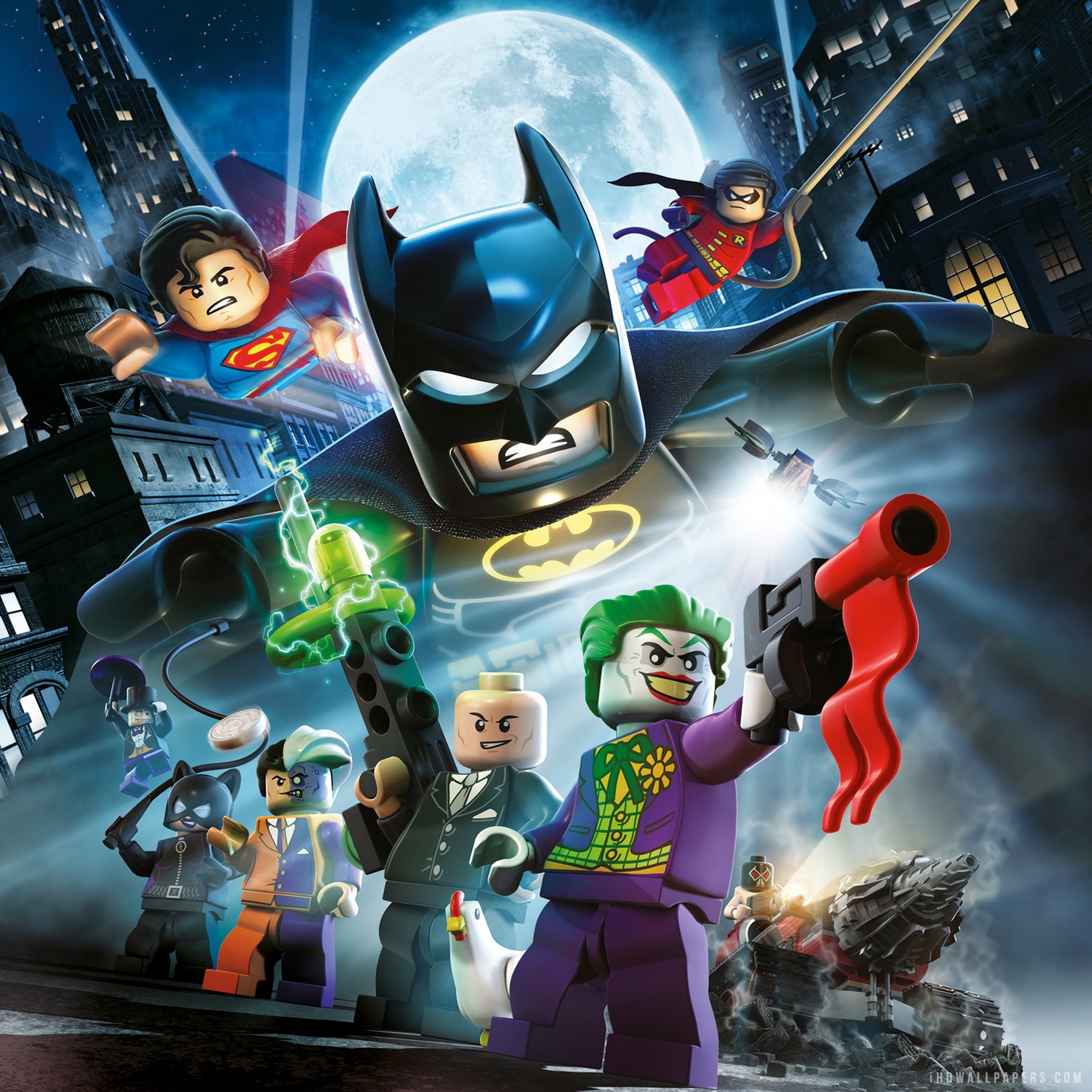 Lego Batman Wallpaper 
 Data-src /w/full/9/9/3/314556 - Lego Batman 2 - HD Wallpaper 