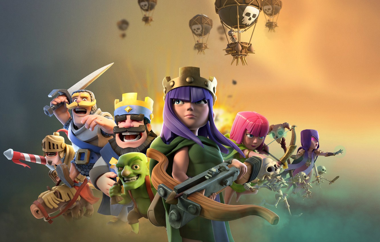Photo Wallpaper Games, Supercell, Clash Royale - Clash Of Clans Hd - HD Wallpaper 