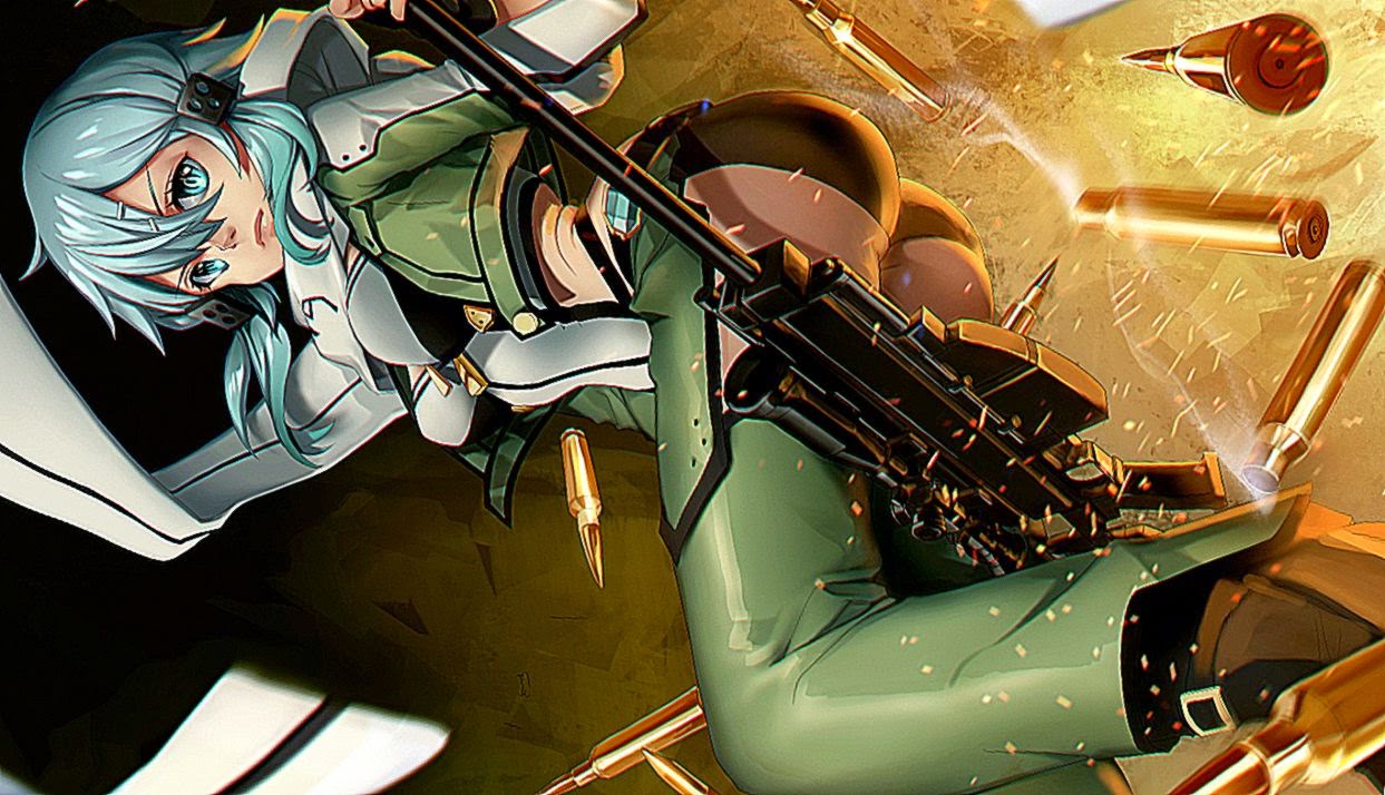 Gun Gale Online Sinon Sniper Hd Wallpaper Important - Sinon Wallpaper Sniper - HD Wallpaper 