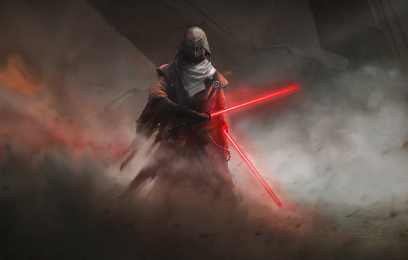 Photo Wallpaper Fiction, Art, Star Wars, Lightsaber, - Star Wars Epic Sith Backgrounds - HD Wallpaper 