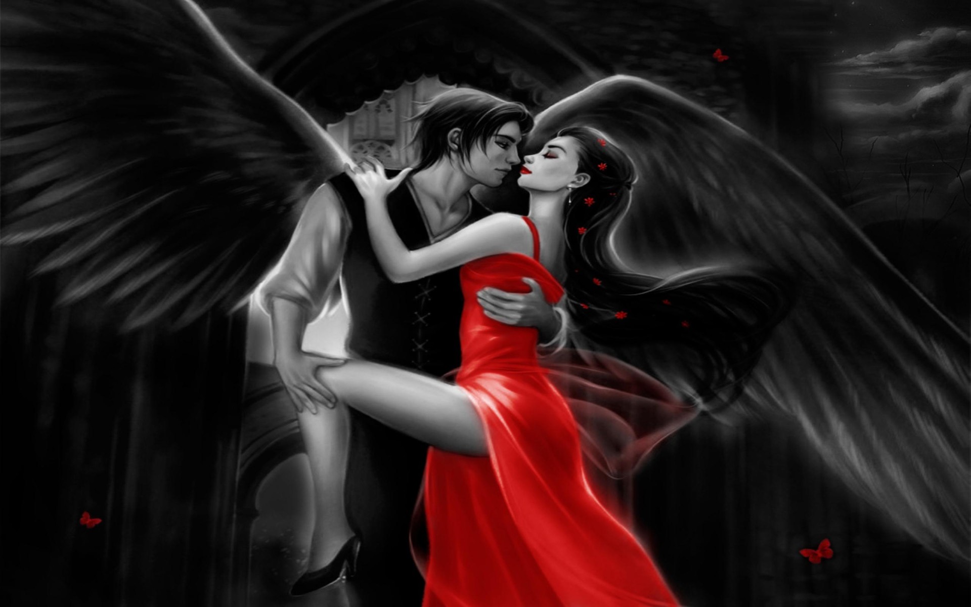 Romantic Angel - HD Wallpaper 