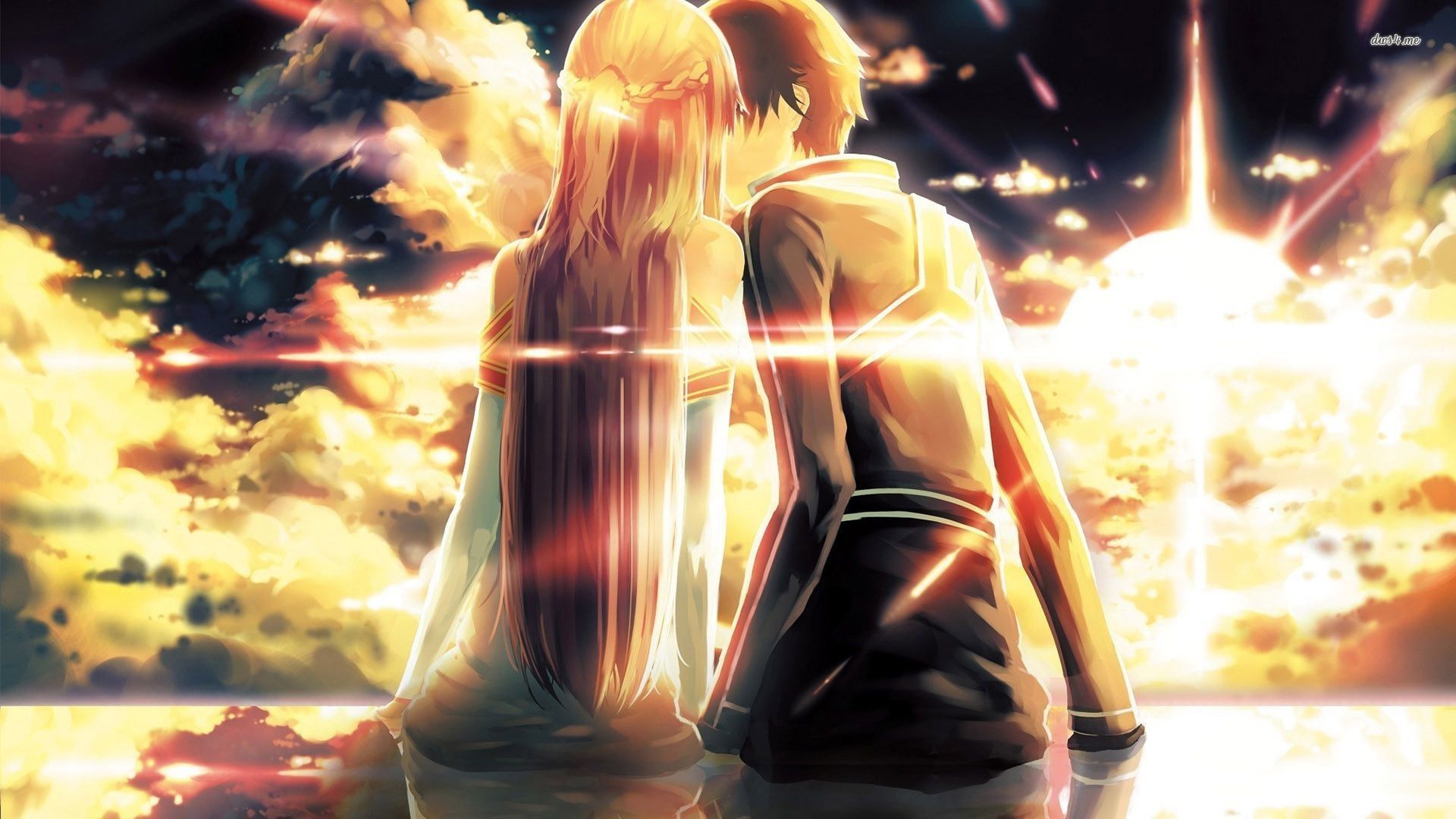 Asuna X Kirito Wallpaper Hd - HD Wallpaper 