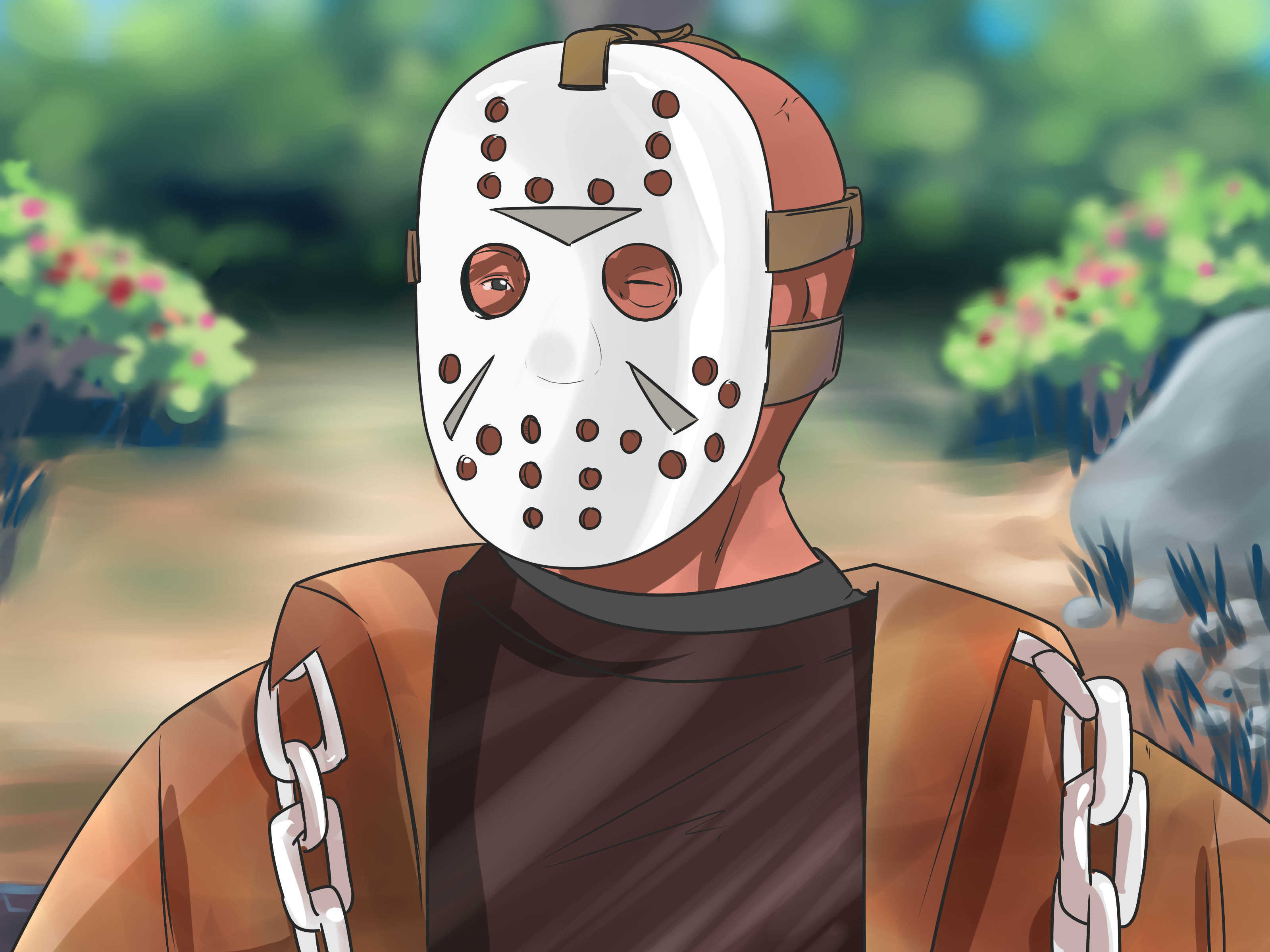 Image Titled Dress Up As Jason Voorhees Step - Ways To Dress Up Are Jason Voorhees - HD Wallpaper 