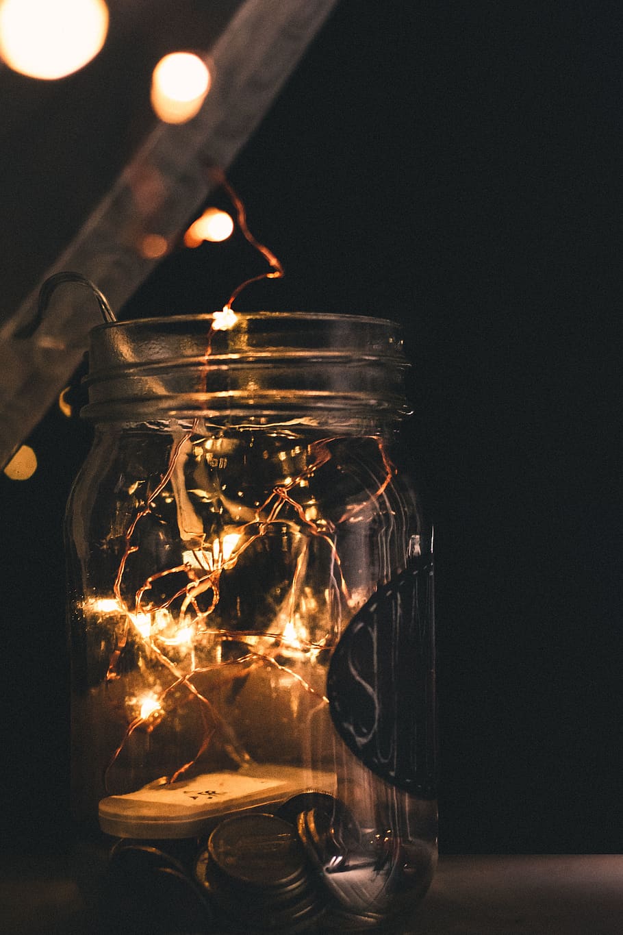 Love, Photography, Sparks, Tumblr, Fairylights, Night, - Lighting - HD Wallpaper 
