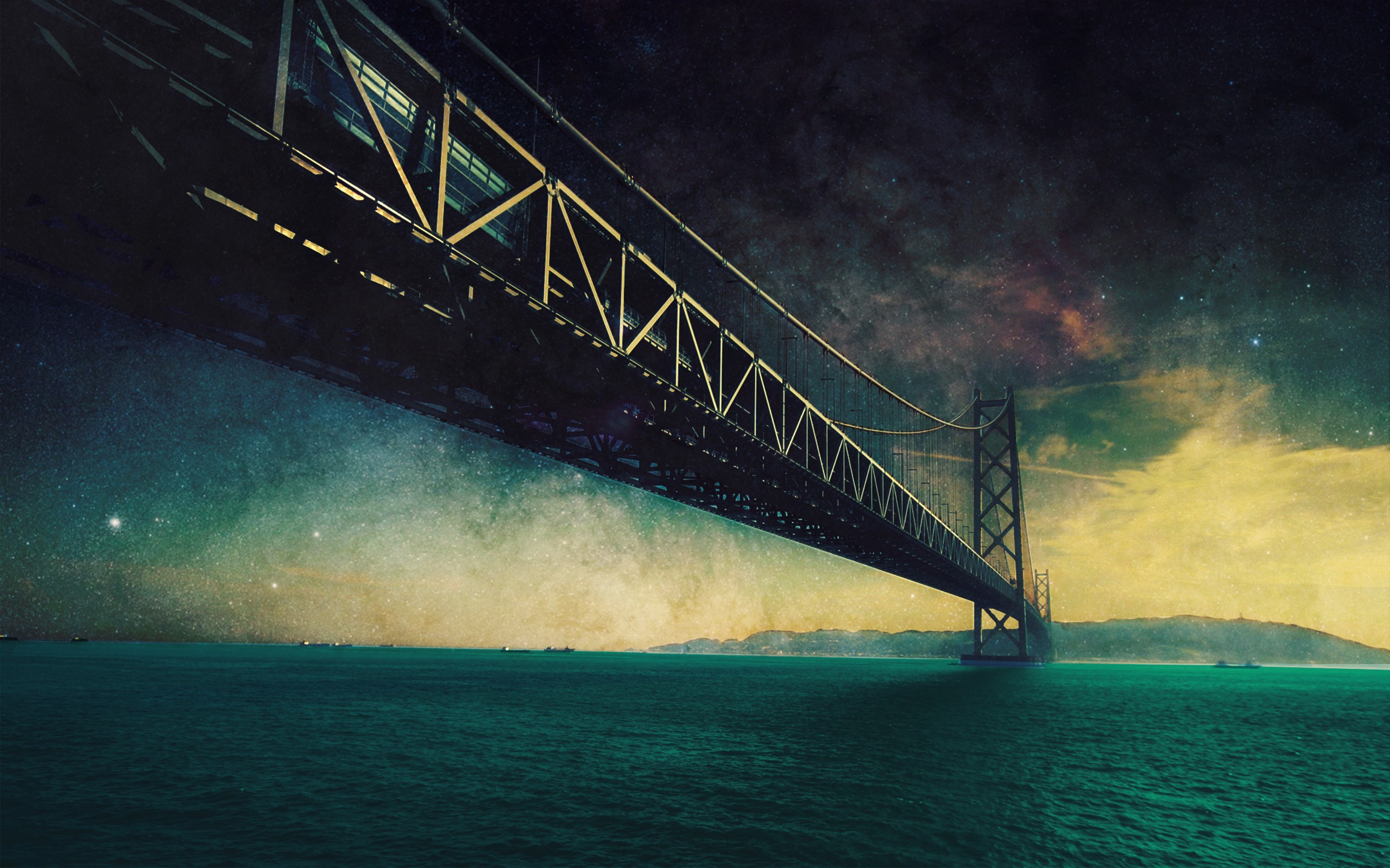 Full Hd Sea Wallpaper Night - HD Wallpaper 