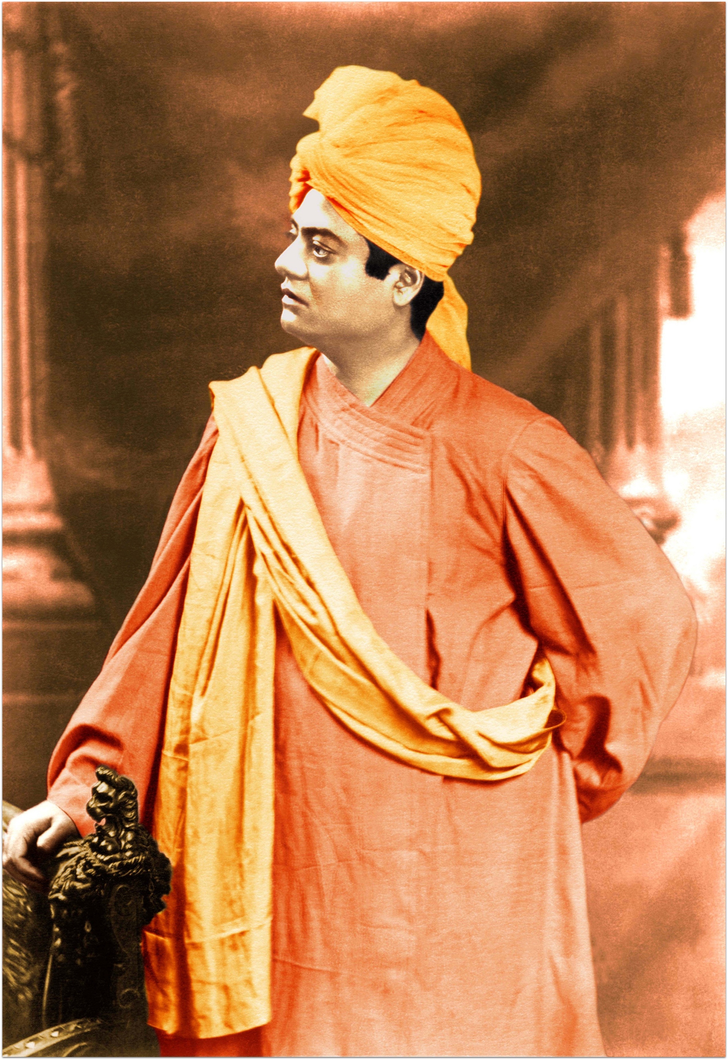 Swami Vivekananda Image London 1896 - Dress Of Swami Vivekananda - HD Wallpaper 