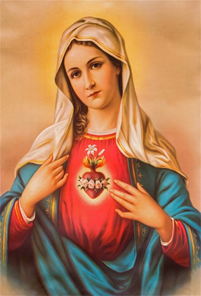 Heart Of Virgin Mary - HD Wallpaper 
