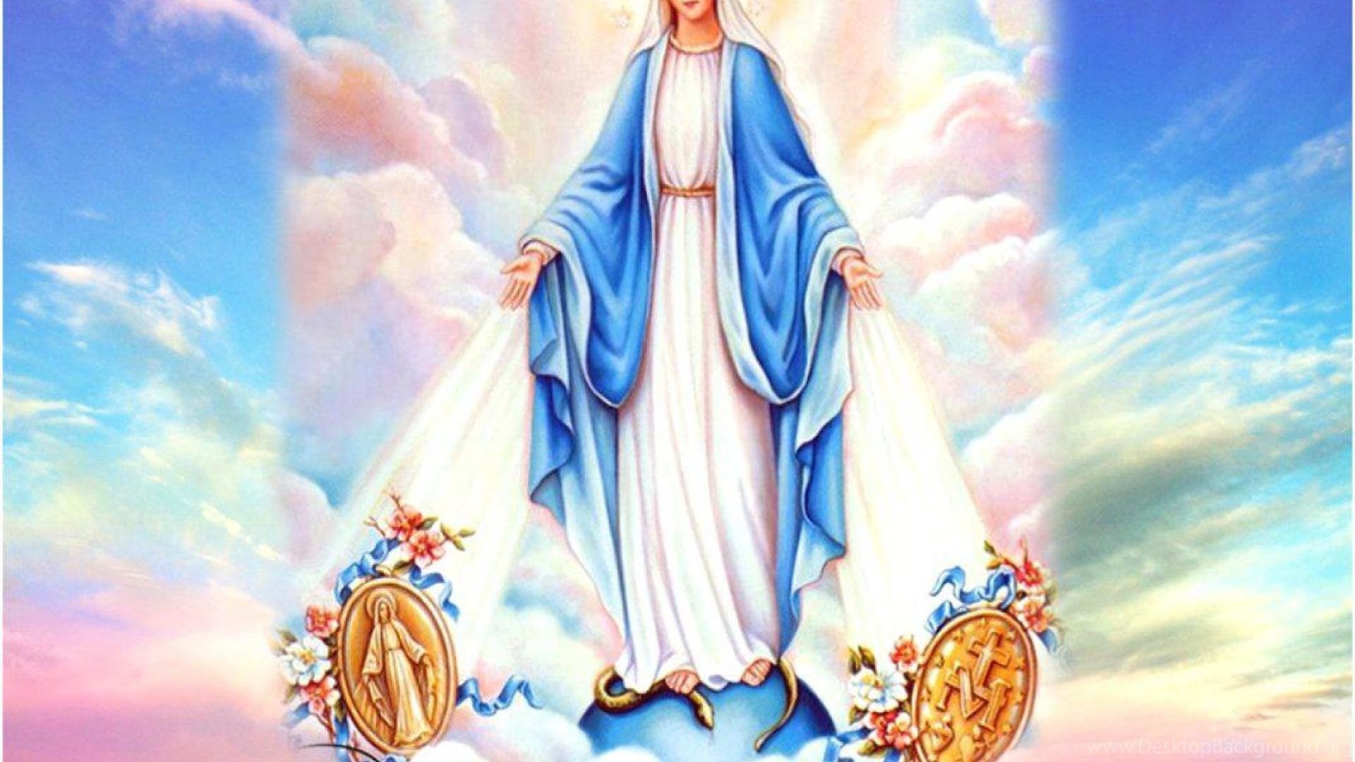 1920x1080, Virgin Mary Wallpaper - Original Our Lady Of Miraculous Medal - HD Wallpaper 