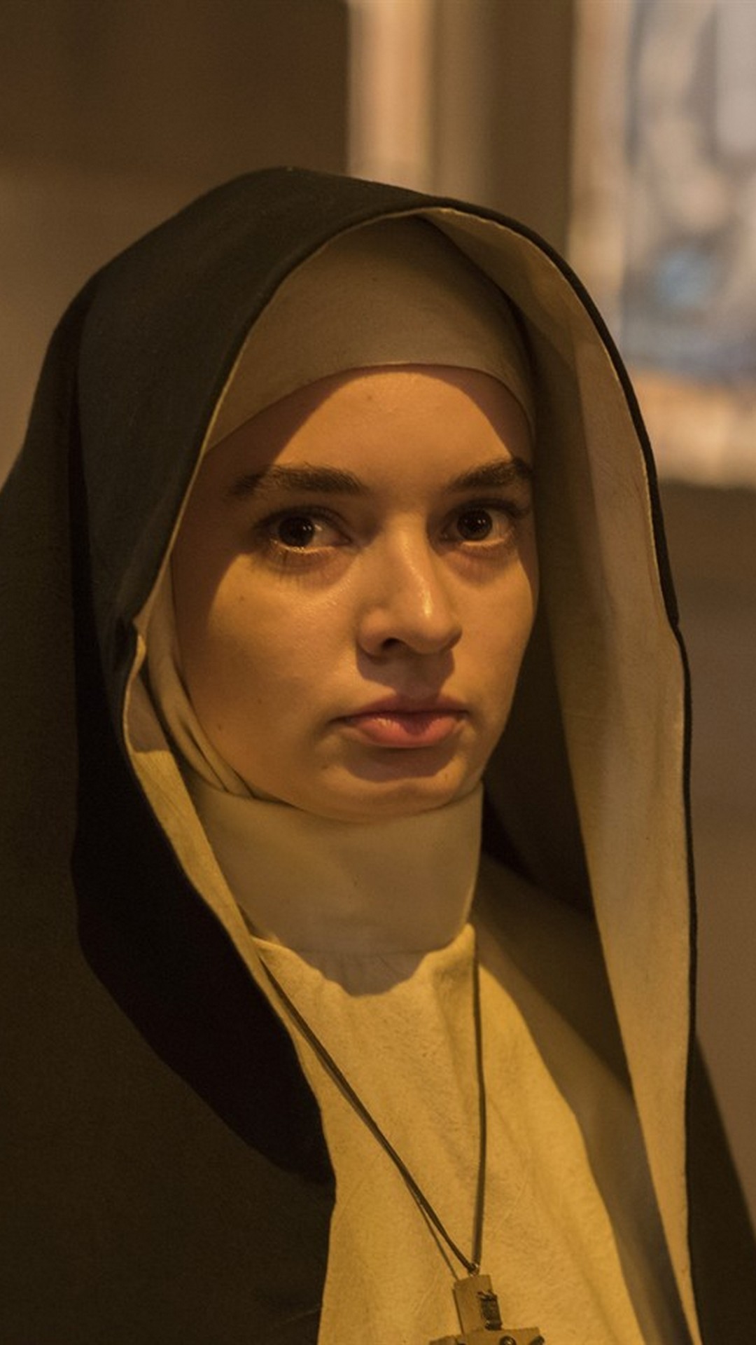 The Nun Movie Wallpaper Android With Image Resolution - Charlotte Hope The Nun - HD Wallpaper 
