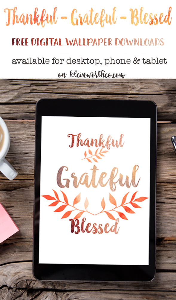 Thankful Grateful Blessed Free Digital Wallpaper - Thankful Grateful Blessed Red Background - HD Wallpaper 