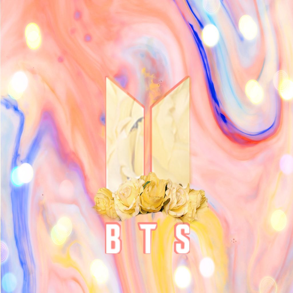 #freetoedit #remixed #bts #logo #wallpaper - Painting - HD Wallpaper 