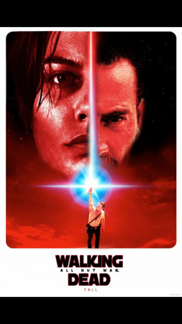 View Media - Walking Dead Star Wars Poster - HD Wallpaper 