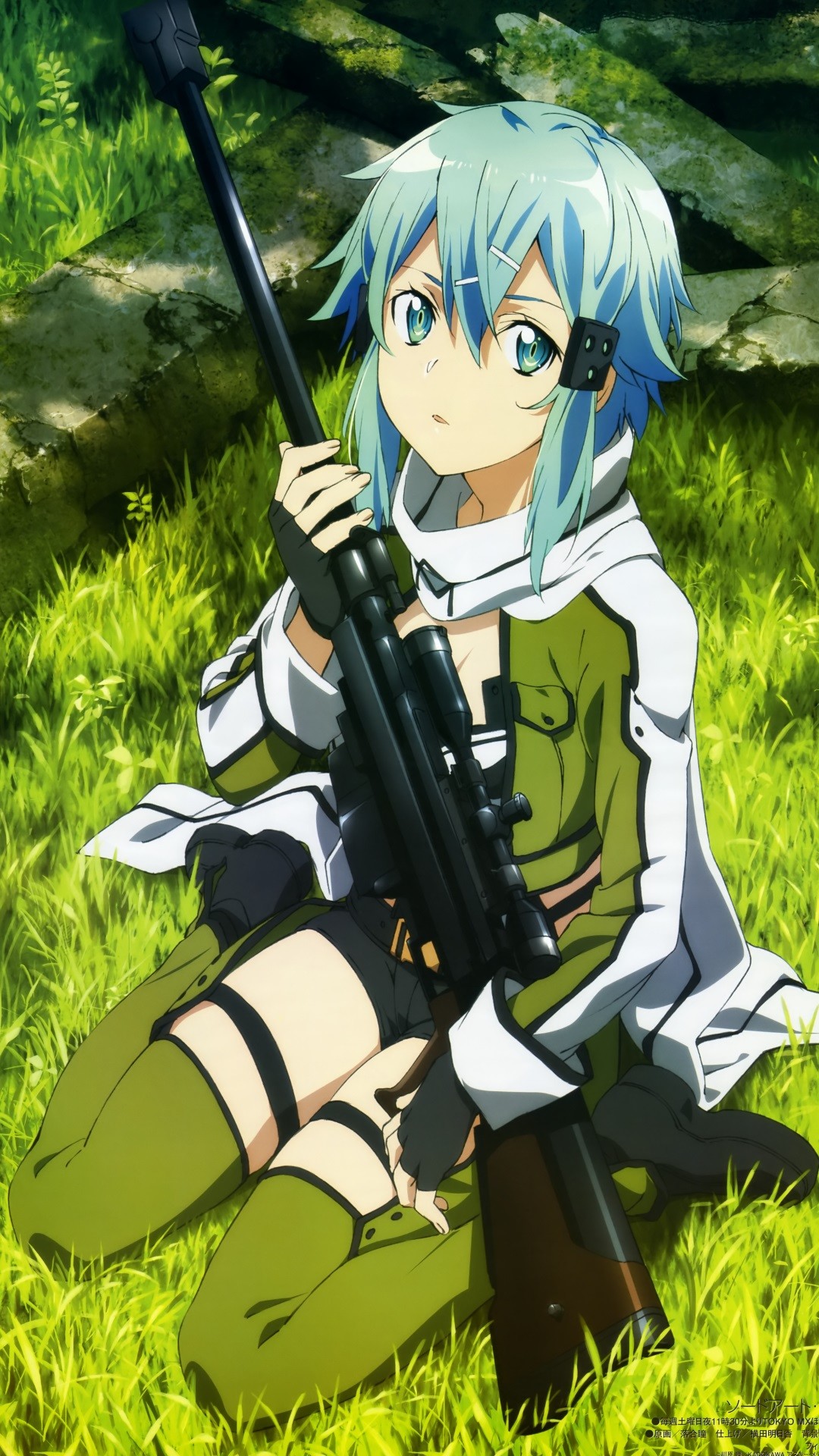 Sword Art Online 2 Sinon 
 Data-src - Sinon Sao Wallpaper Android - HD Wallpaper 