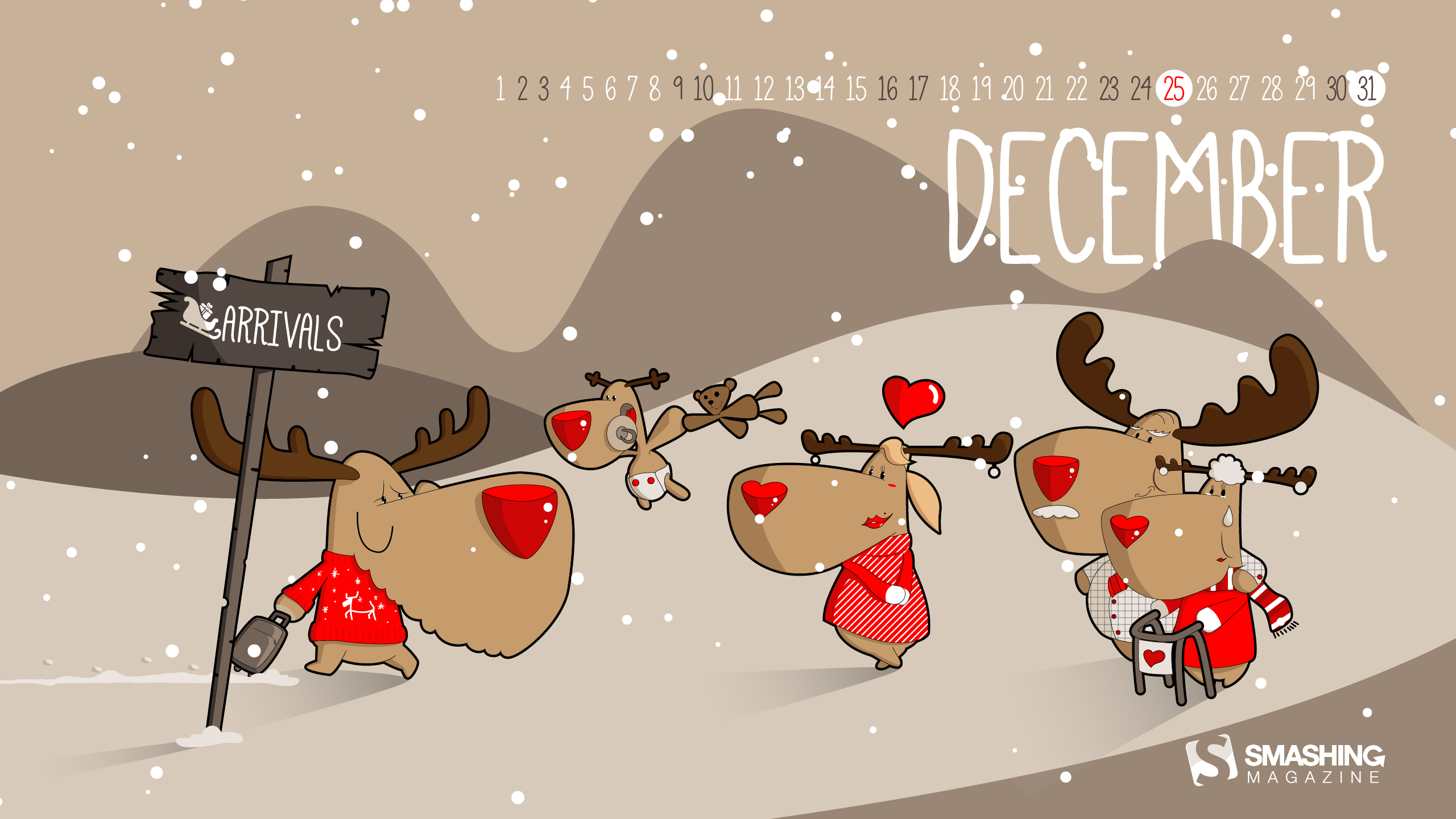 December Desktop Wallpaper 2018 - HD Wallpaper 