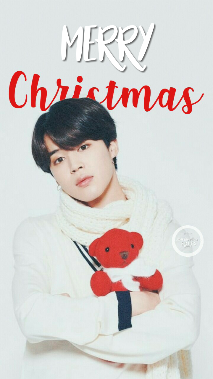 [jimin Wallpaper] - Lg Smart World Bts Christmas - HD Wallpaper 