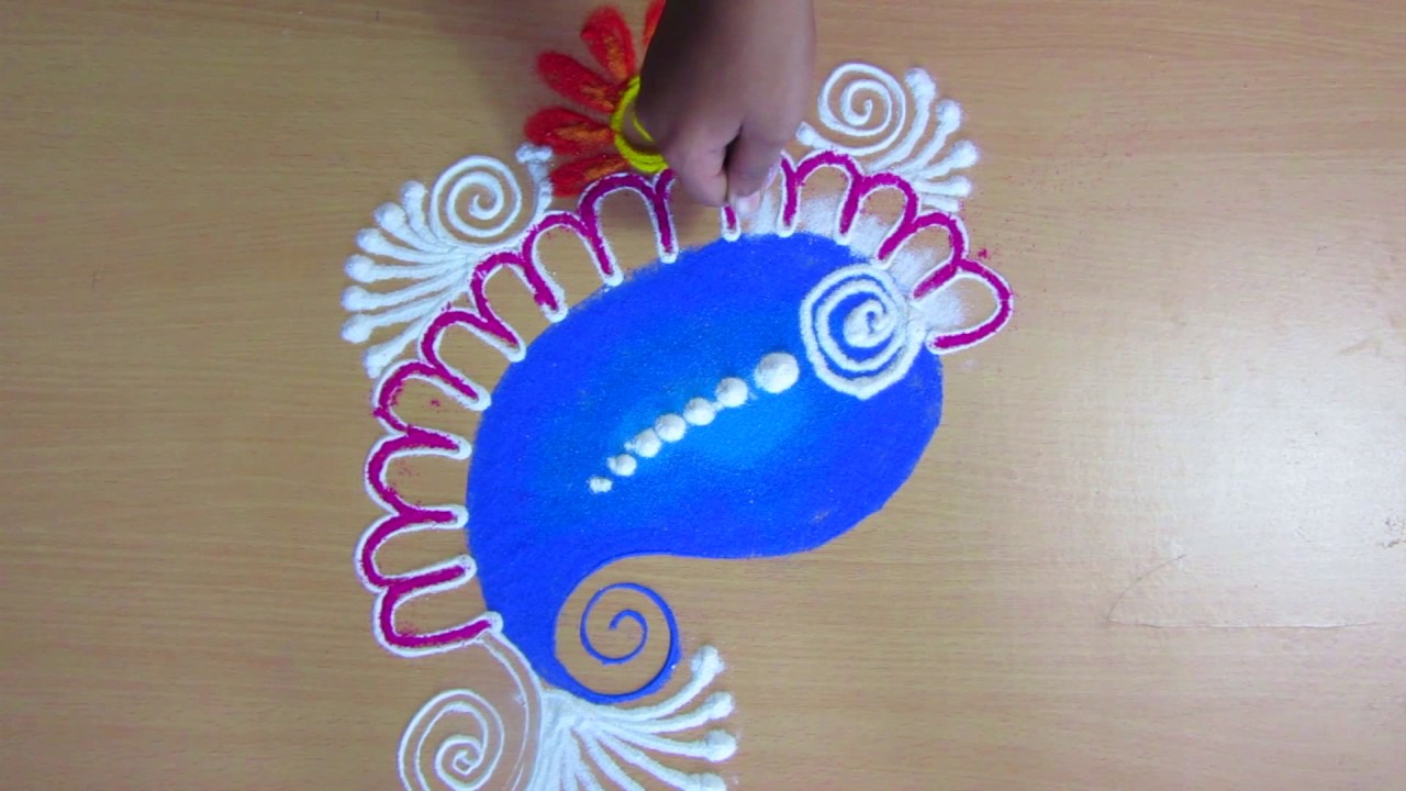 Choti Si Rangoli Simple - HD Wallpaper 