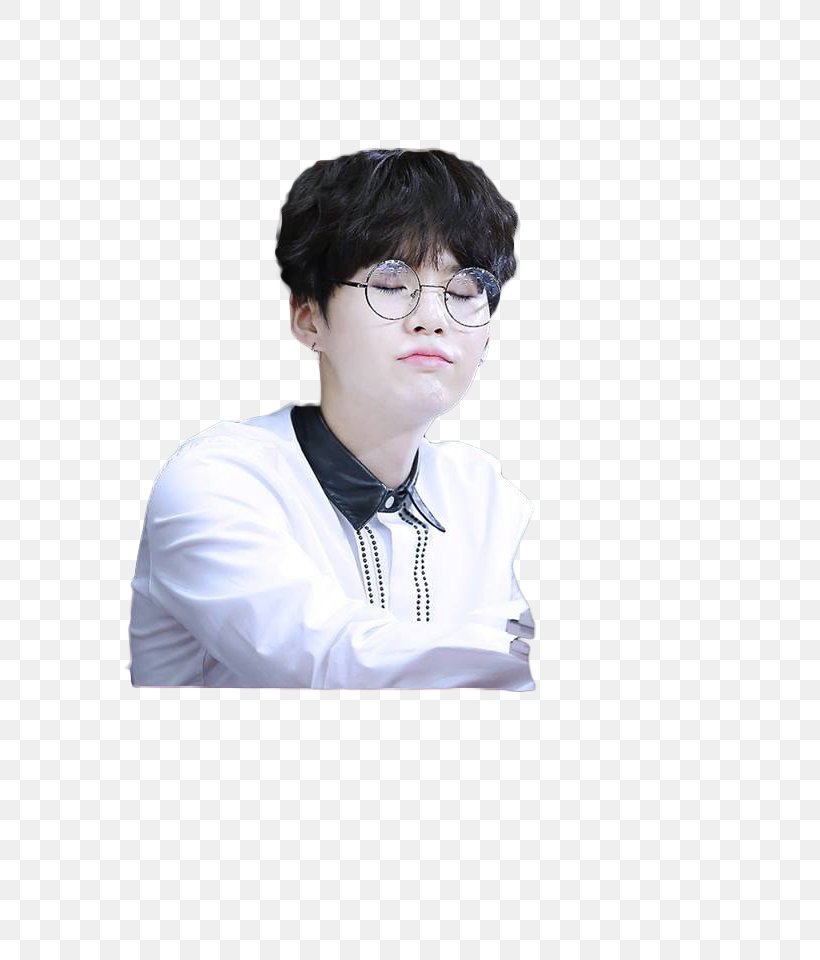 Suga Bts Fan Fiction Desktop Wallpaper, Png, 640x960px, - Yoongi With Round Glasses - HD Wallpaper 