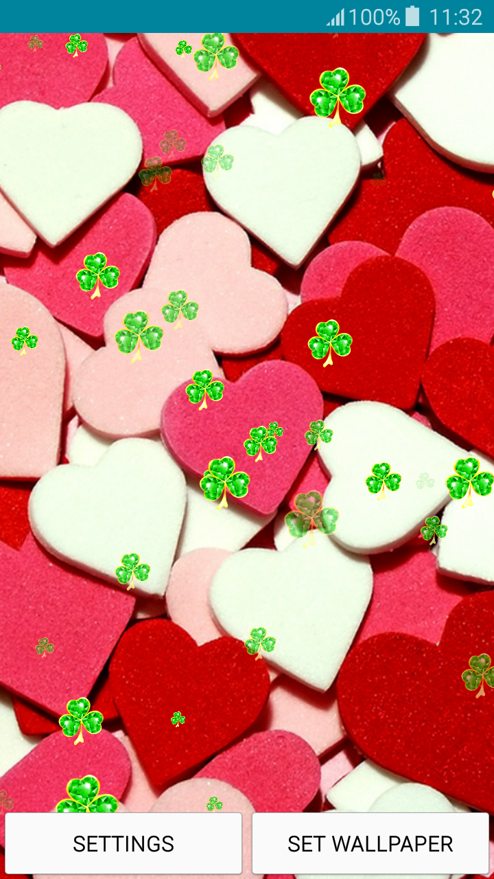 Live Wallpapers Romantic Heart - HD Wallpaper 