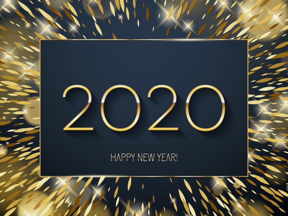 Happy New Year 2020 Wallpapers New Year 2020 For New - Happy New Year 2020 - HD Wallpaper 