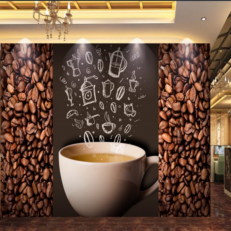 Coffee Shop Wallpaper Hd - HD Wallpaper 