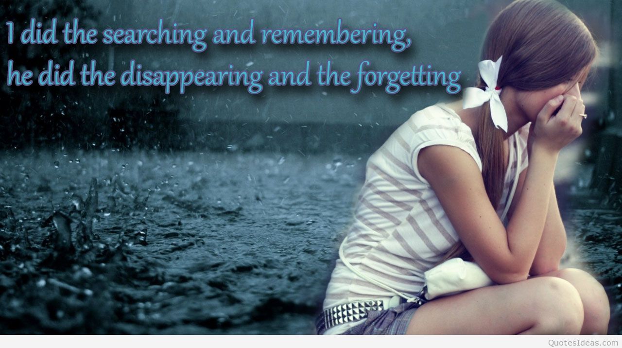 Sad Love Quotes On Facebook Hover Me - Girl Love Wallpaper With Quotes - HD Wallpaper 