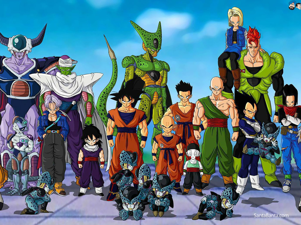 Cartoon Characters Wallpaper - Dragon Ball Z - HD Wallpaper 