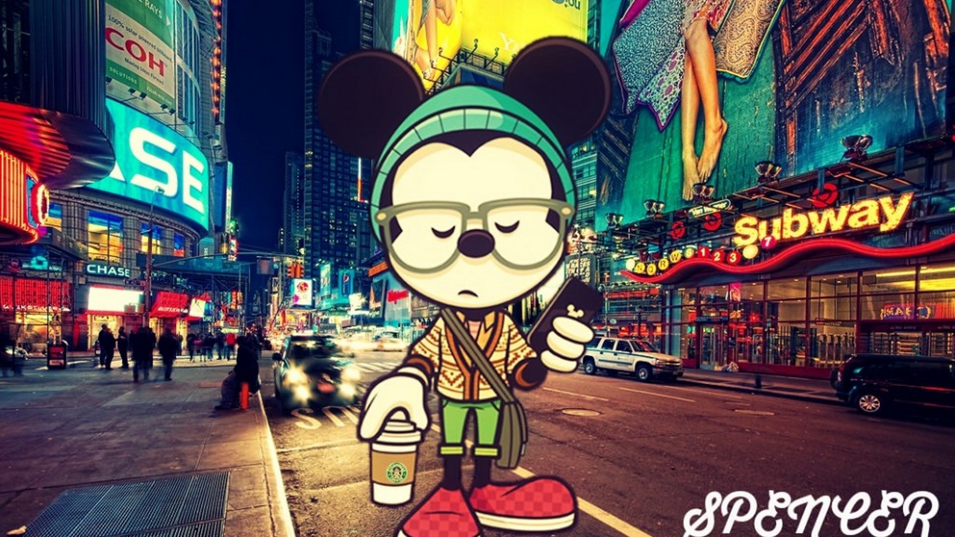 Mini Mouse Cute Starbucks Wallpaper - Laptop Fondos De Pantalla Cool - HD Wallpaper 