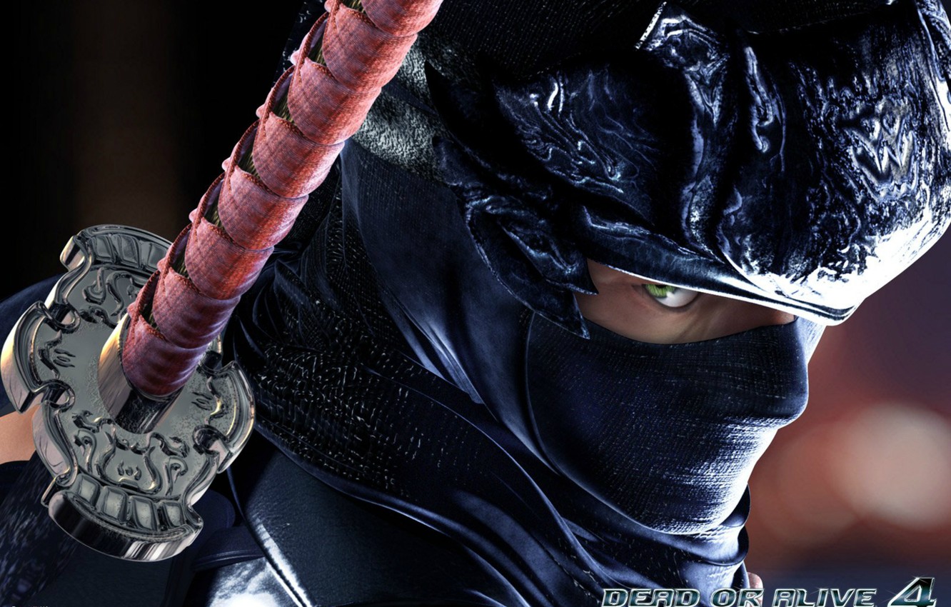 Photo Wallpaper Katana, Mask, Ninja, Killer, Mercenary, - Ryu Hayabusa Wallpaper Doa - HD Wallpaper 