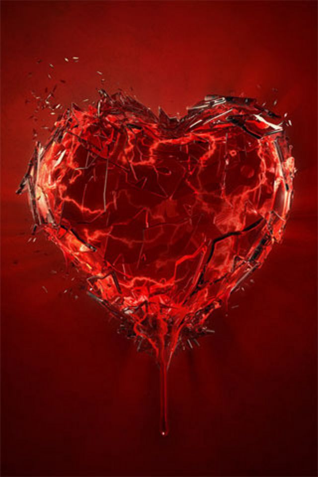 Broken Heart Wallpaper - Gifs De Coração Partido - HD Wallpaper 