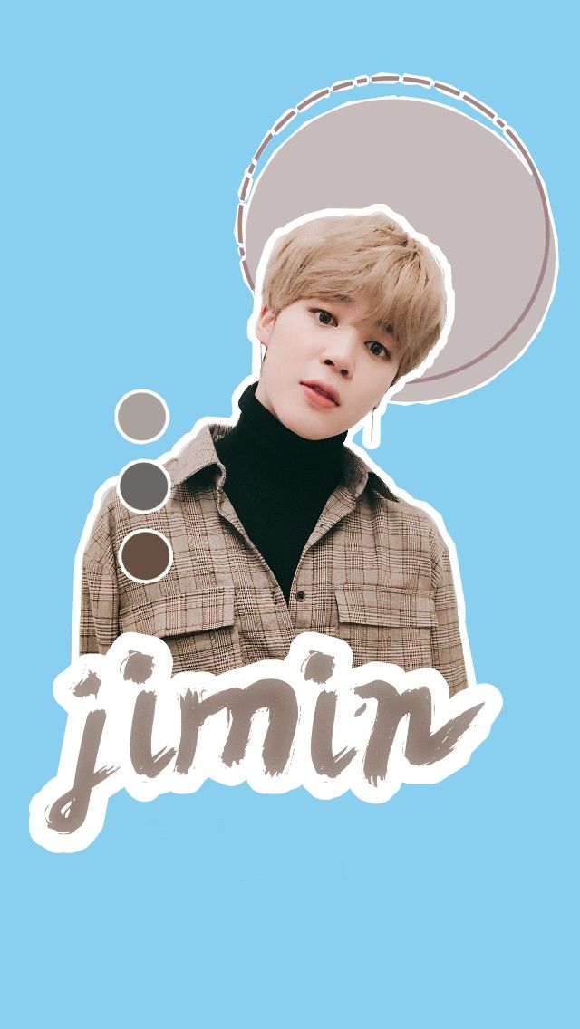 #bts #jimin #wallpaper #edit #cute #pastel #white #brown - Cute Bts Jimin - HD Wallpaper 