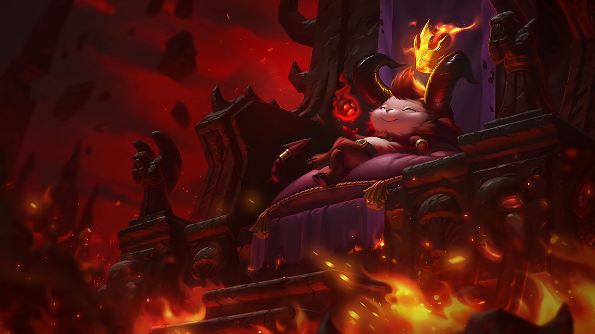 Little Devil Teemo Wallpaper - Little Devil Teemo - HD Wallpaper 