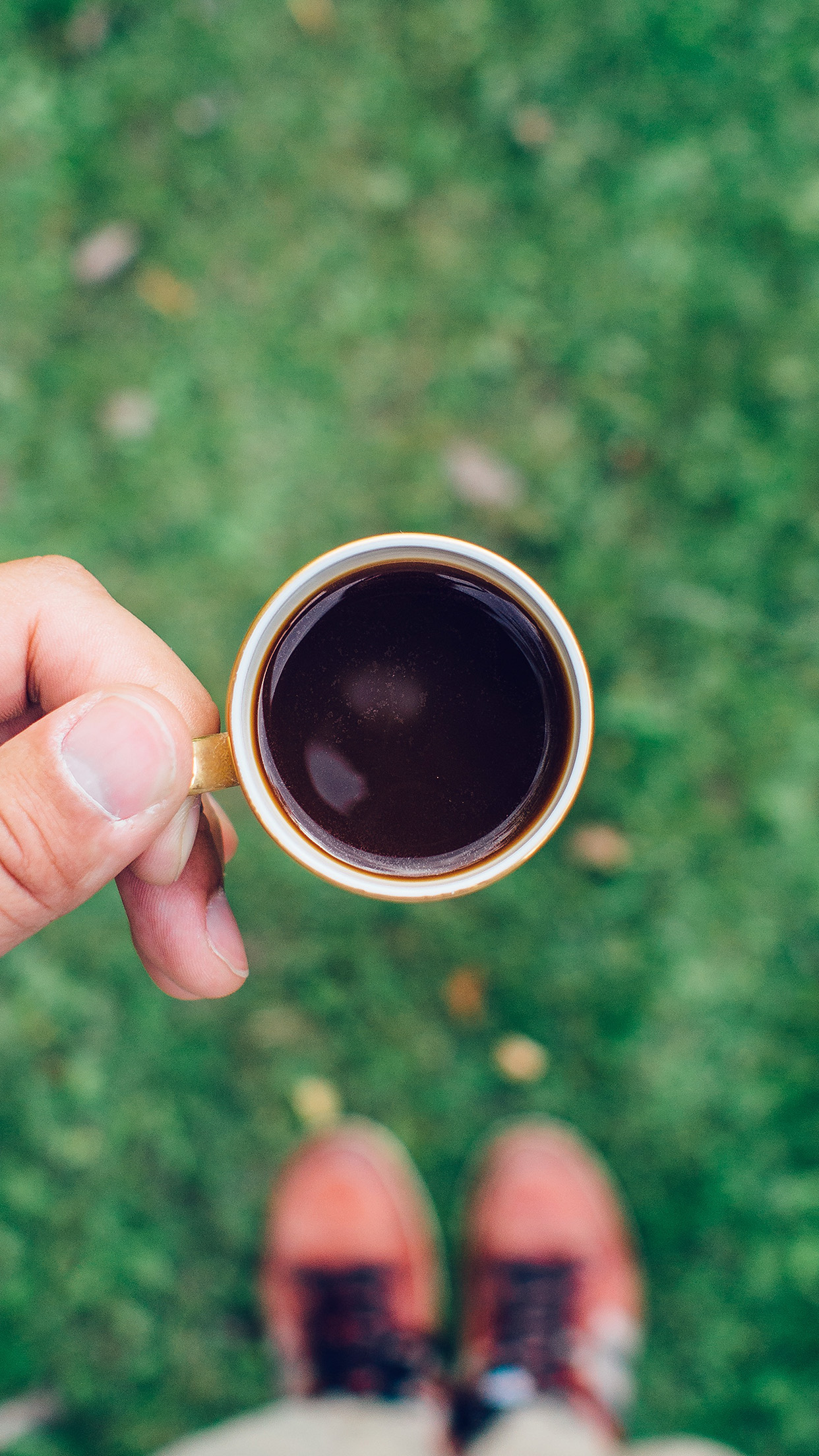 Food Cup Coffee Nature Man Espresso Green Android Wallpaper - Coffee Wallpaper Android Hd - HD Wallpaper 