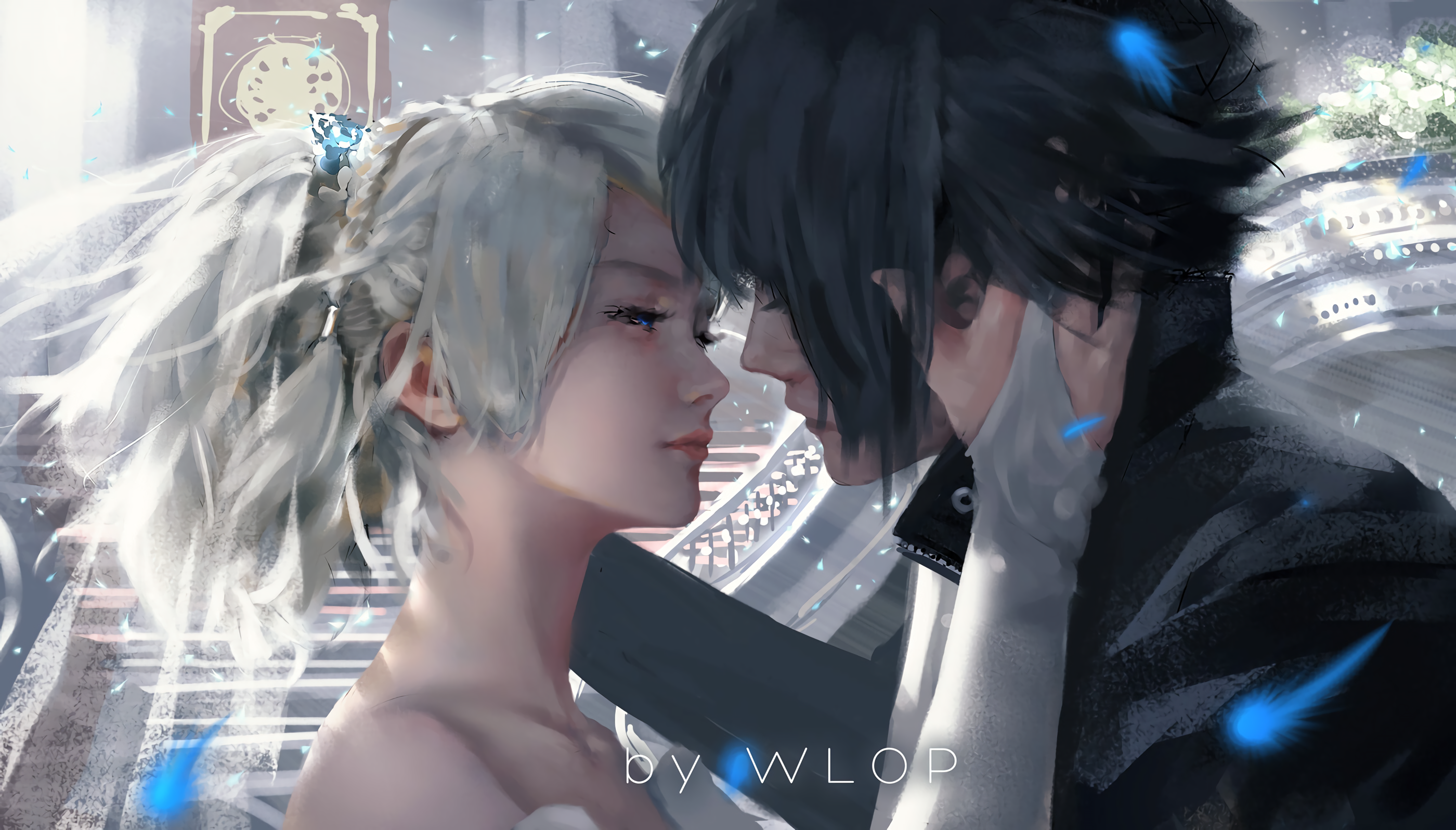 Final Fantasy Xv Noctis And Luna - HD Wallpaper 