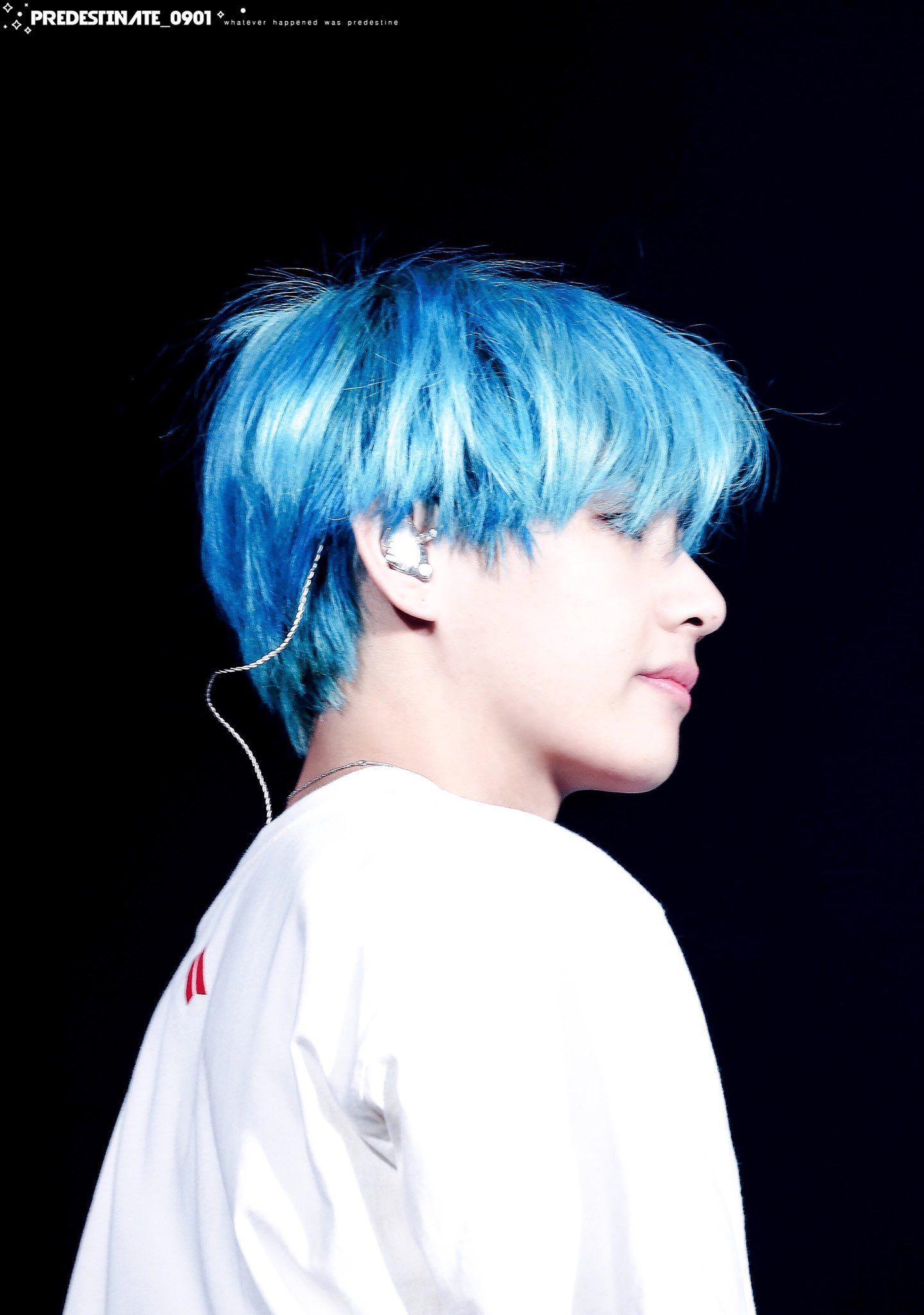 Pin By Linzzyyy On T A E H Y U N G In - Bts V Blue Hair - HD Wallpaper 